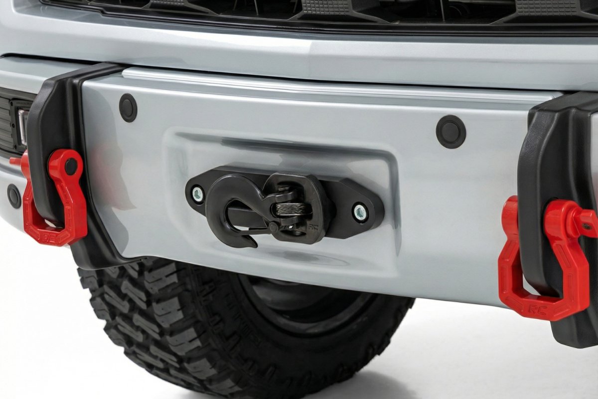 Chevrolet Silverado 1500 Bumper - Front - Rough Country - FXS - Silver Ice Metallic - '23-'26